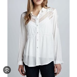 Free People Wild Wind Lace Top Size XS